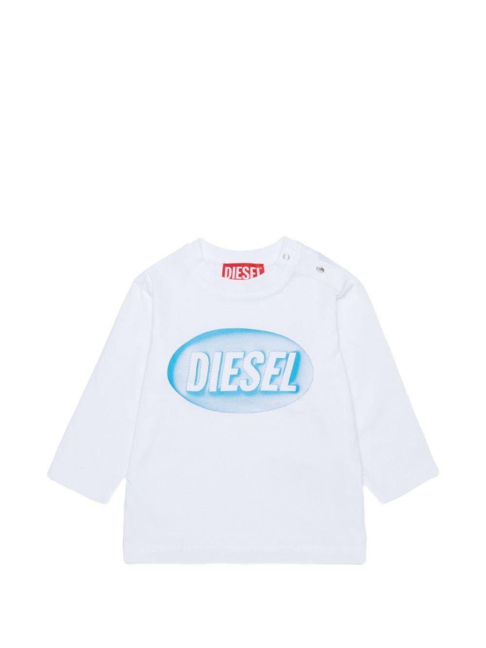T-shirt per neonato Diesel Kids con logo - Ninna Nanna