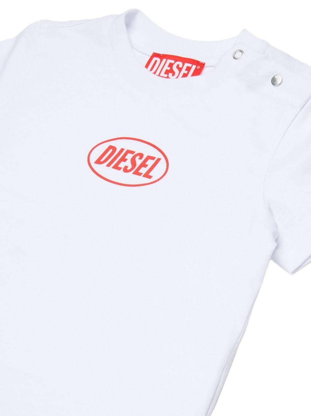 T-shirt per neonato Diesel Kids con logo - Ninna Nanna
