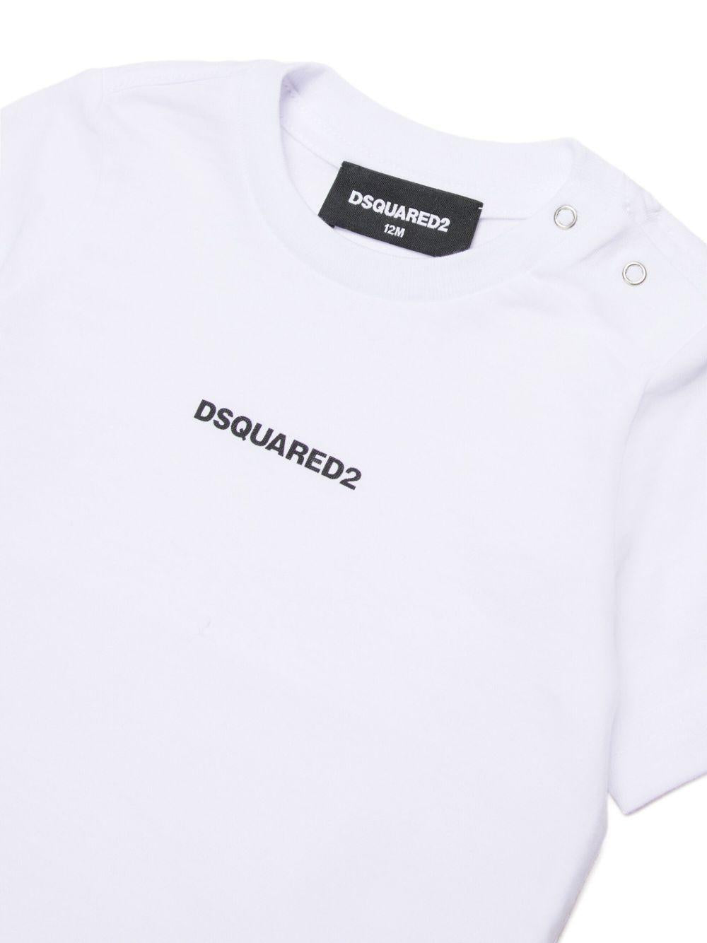 T-shirt per neonato Dsquared2 Kids con stampa - Ninna Nanna