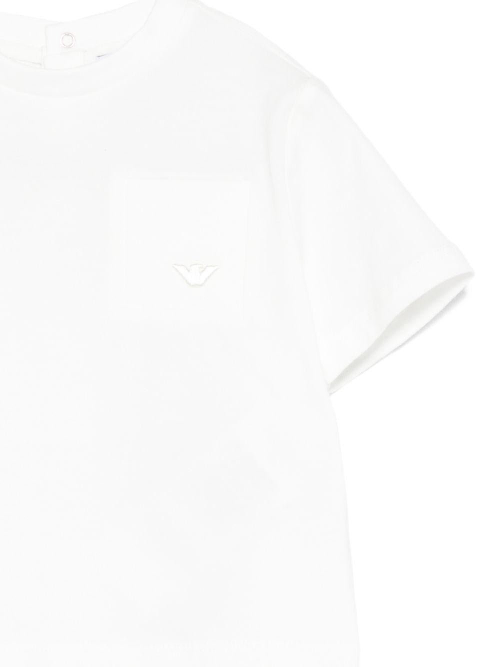 T-shirt per neonato Emporio Armani Kids con ricamo - Ninna Nanna