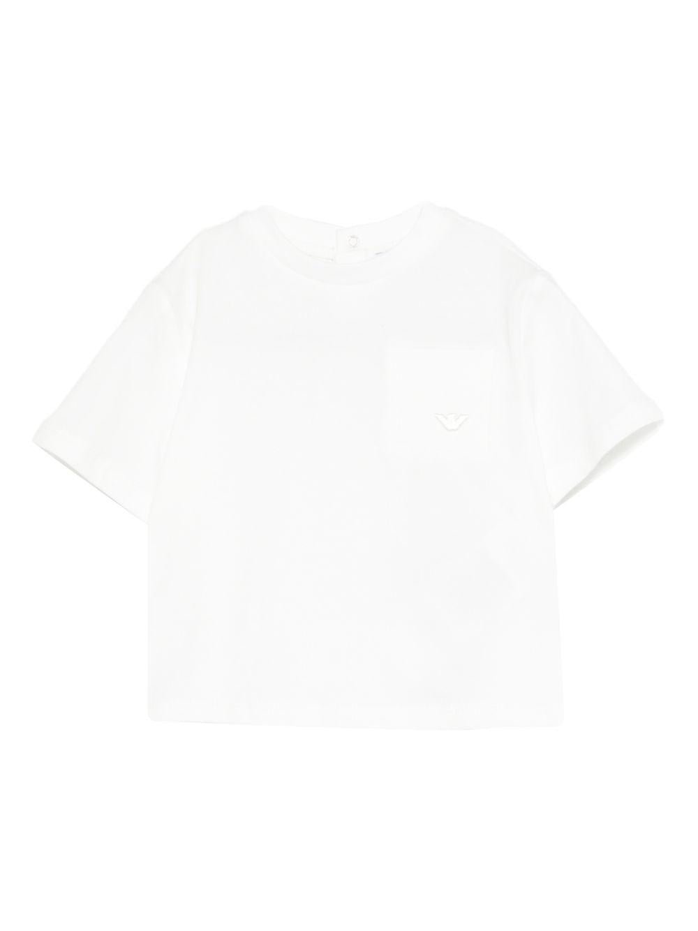T-shirt per neonato Emporio Armani Kids con ricamo - Ninna Nanna