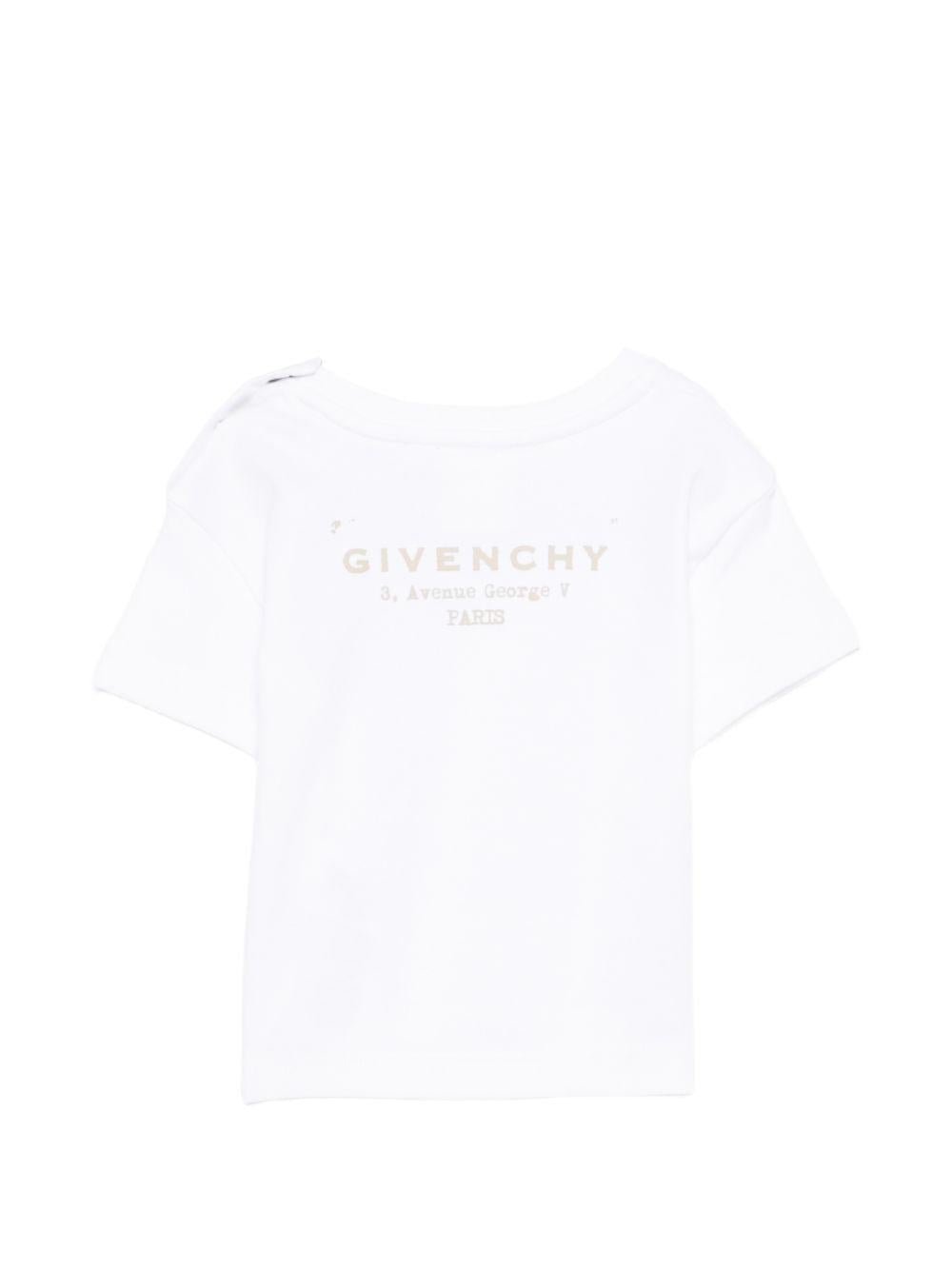 T-shirt per neonato Givenchy Kids con logo - Ninna Nanna