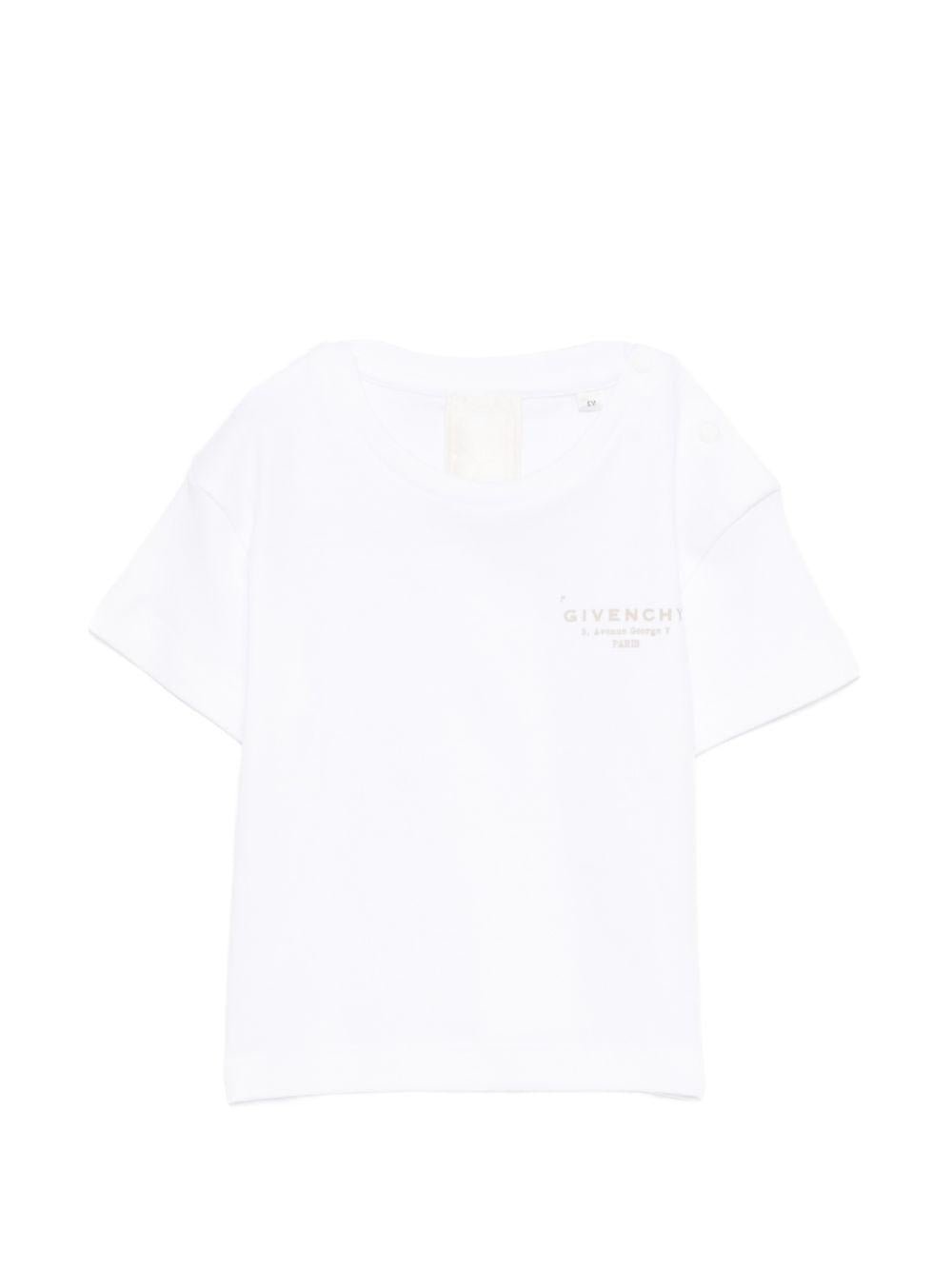 T-shirt per neonato Givenchy Kids con logo - Ninna Nanna