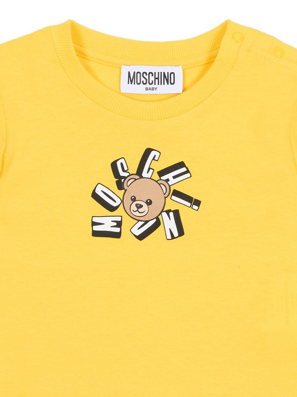 T-shirt per neonato Moschino Kids con stampa - Ninna Nanna