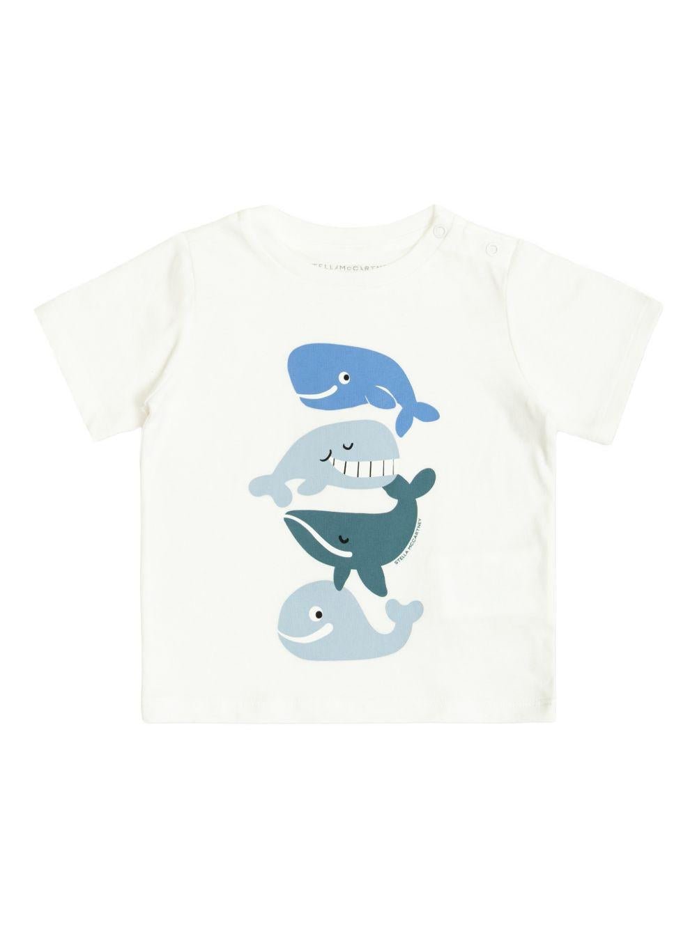 T-shirt per neonato Stella McCartney Kids con stampa - Ninna Nanna