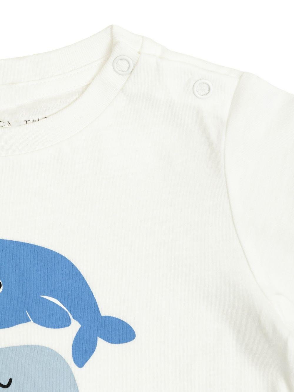 T-shirt per neonato Stella McCartney Kids con stampa - Ninna Nanna