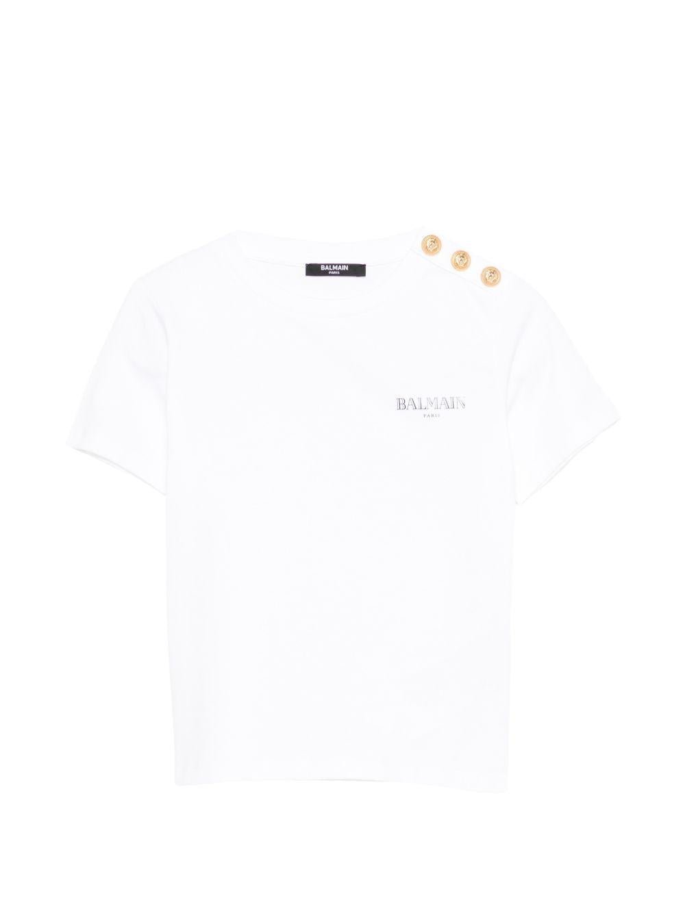T-shirt unisex Balmain Kids con logo - Ninna Nanna