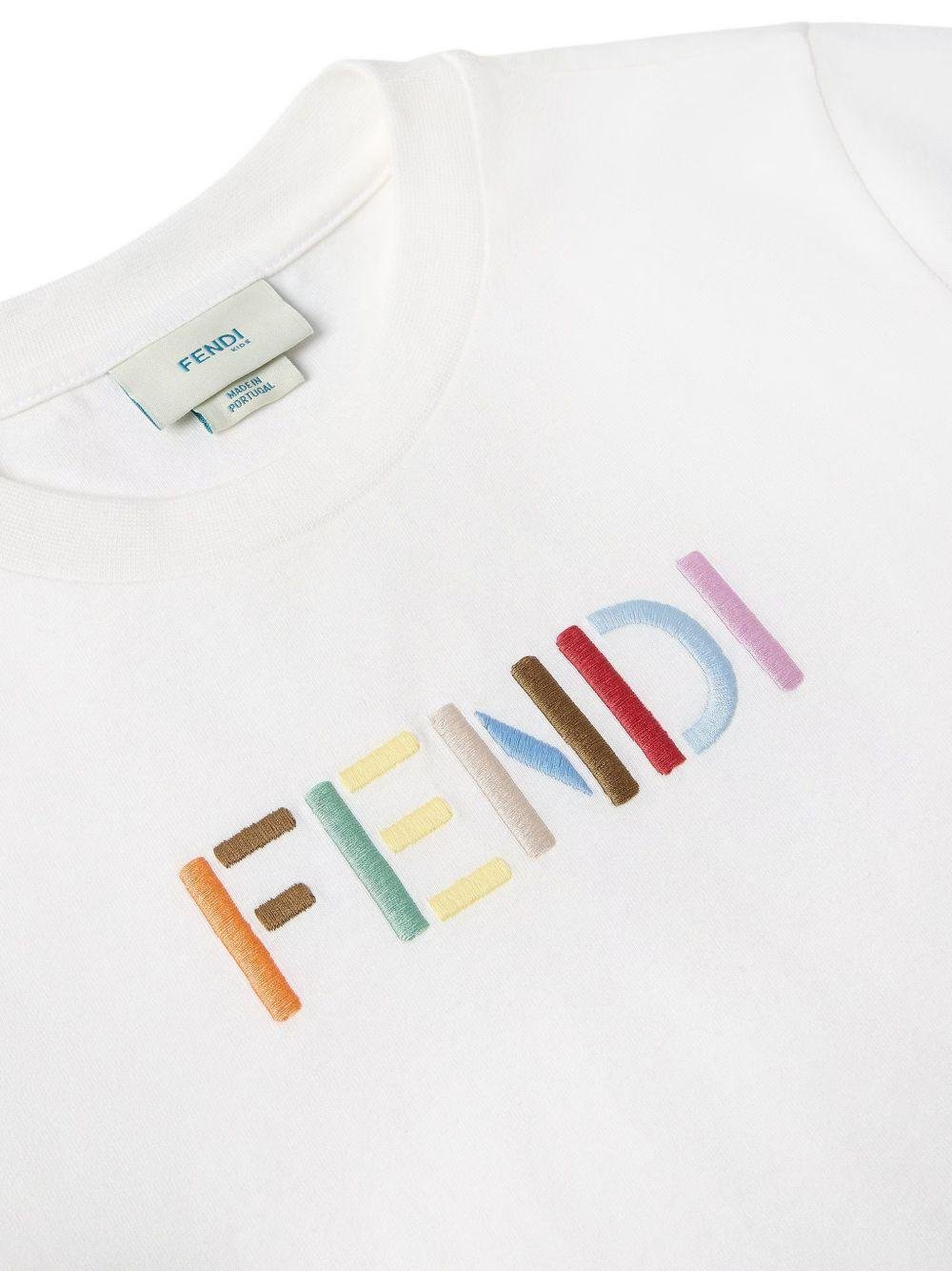 T-shirt unisex Fendi Kids con logo - Ninna Nanna