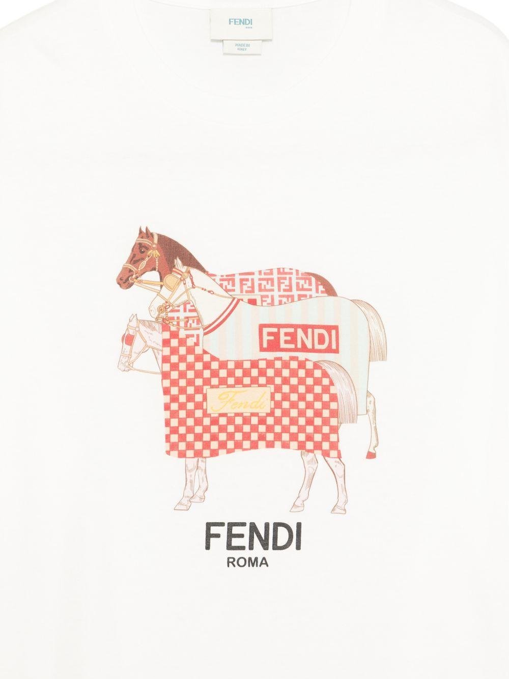 T-shirt unisex Fendi Kids con stampa - Ninna Nanna