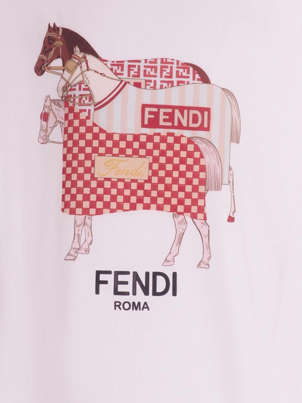 T-shirt unisex Fendi Kids con stampa - Ninna Nanna