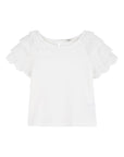 Top per bambina Chloé Kids con rouches - Ninna Nanna
