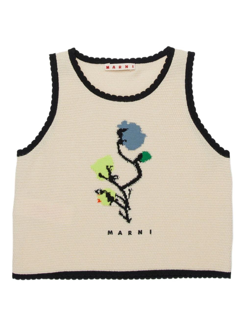 Top per bambina Marni Kids in maglina - Ninna Nanna