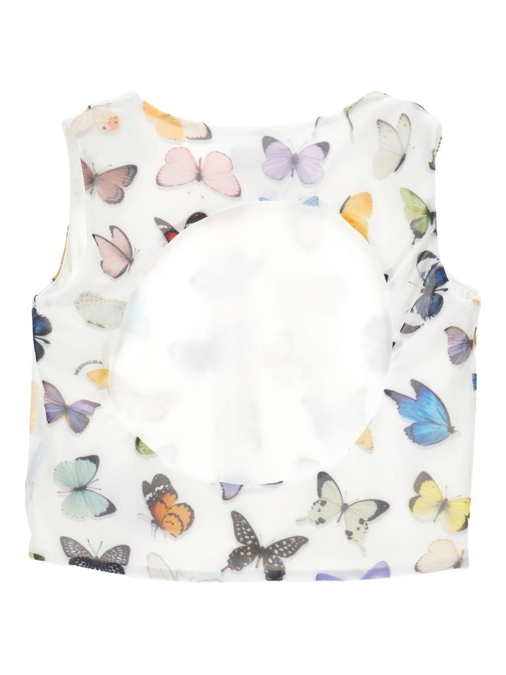 Top per bambina Monnalisa con farfalle - Ninna Nanna