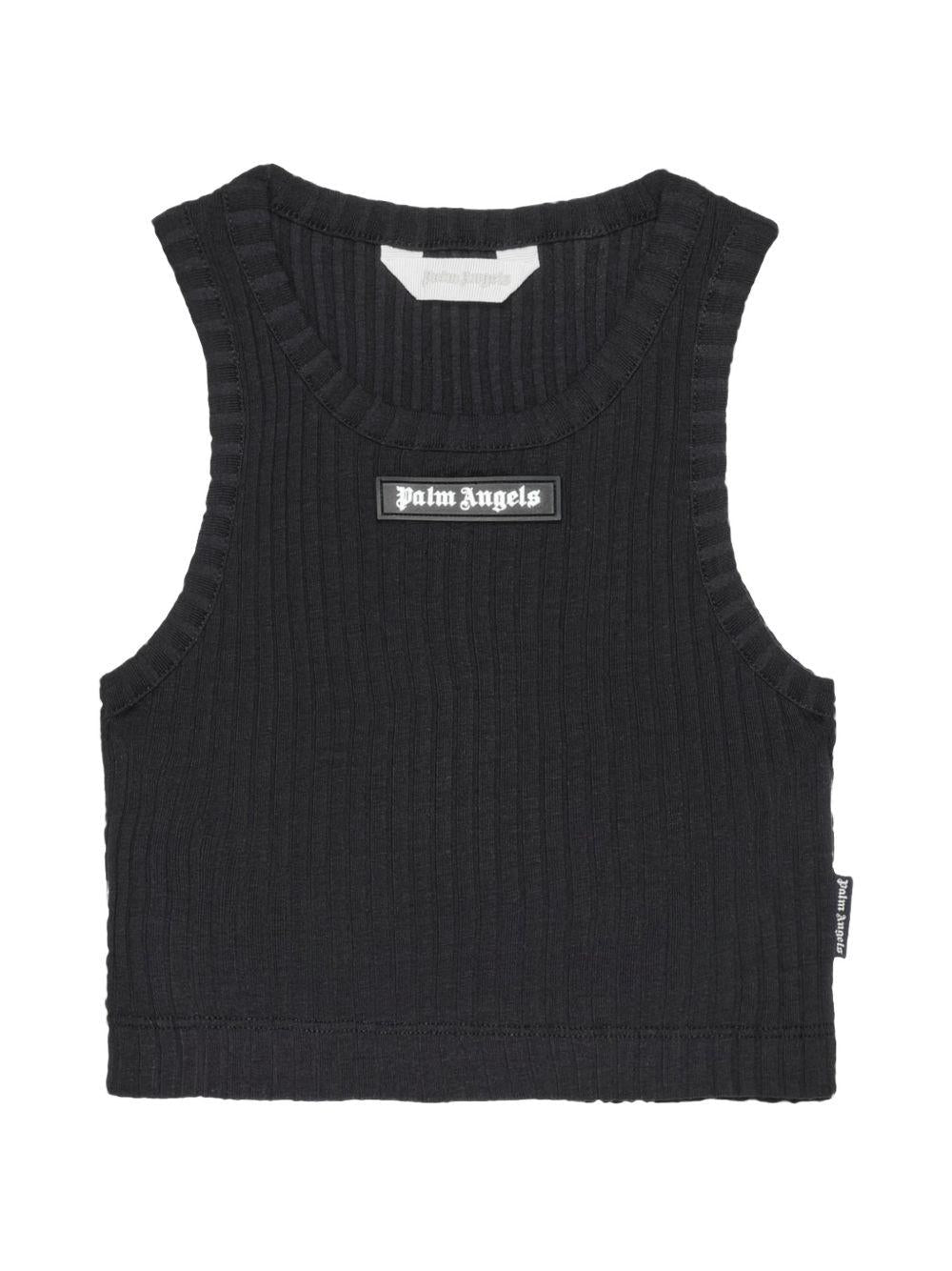 Top per bambina Palm Angels Kids a coste - Ninna Nanna