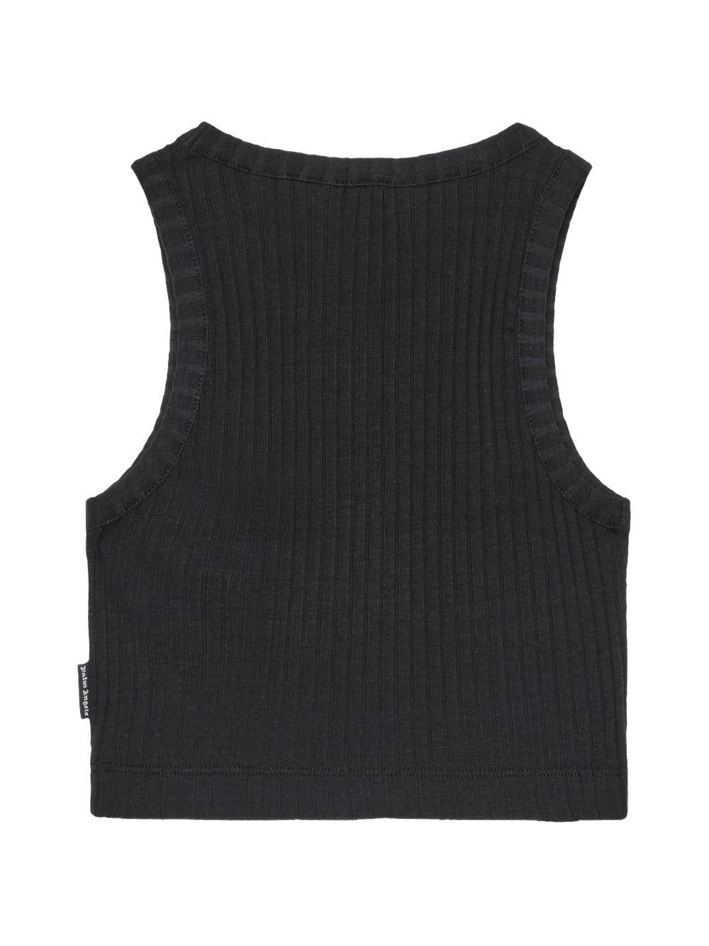 Top per bambina Palm Angels Kids a coste - Ninna Nanna