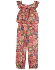 Tuta per bambina Chloé Kids a fiori - Ninna Nanna