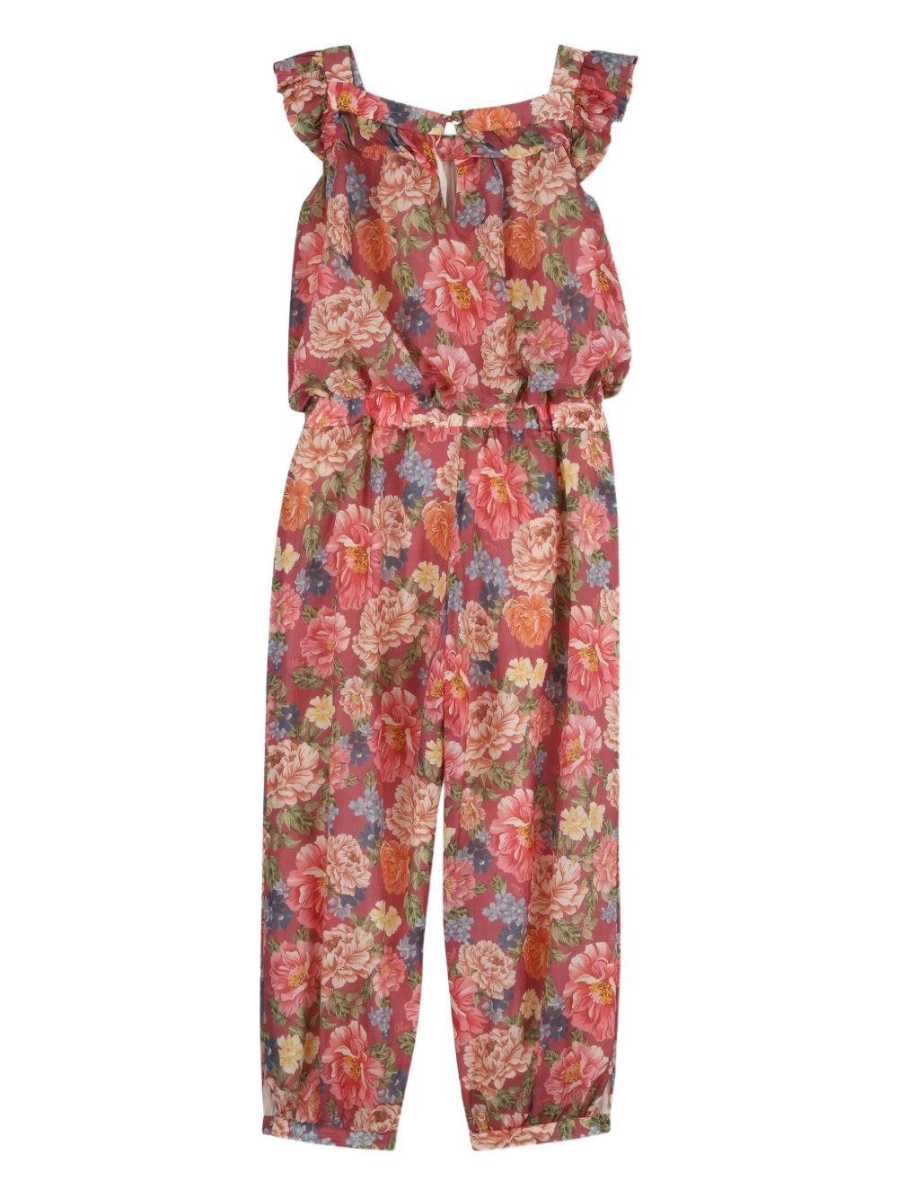 Tuta per bambina Chloé Kids a fiori - Ninna Nanna