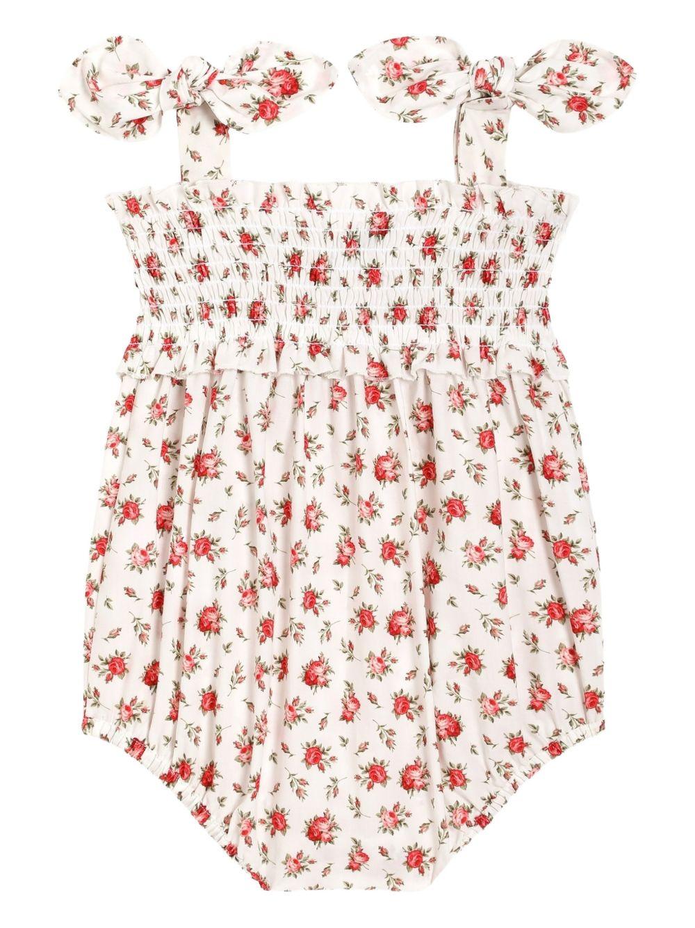 Tutina per neonata Dolce & Gabbana Kids a fiori - Ninna Nanna