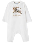 Tutina per neonato Burberry Kids con logo - Ninna Nanna