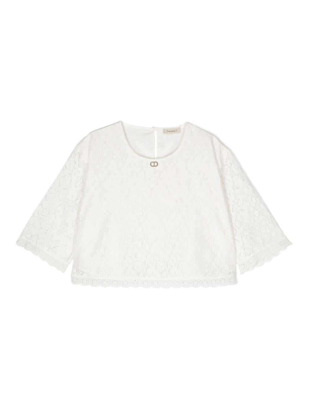 Twinset Kids blusa in pizzo - Ninna Nanna