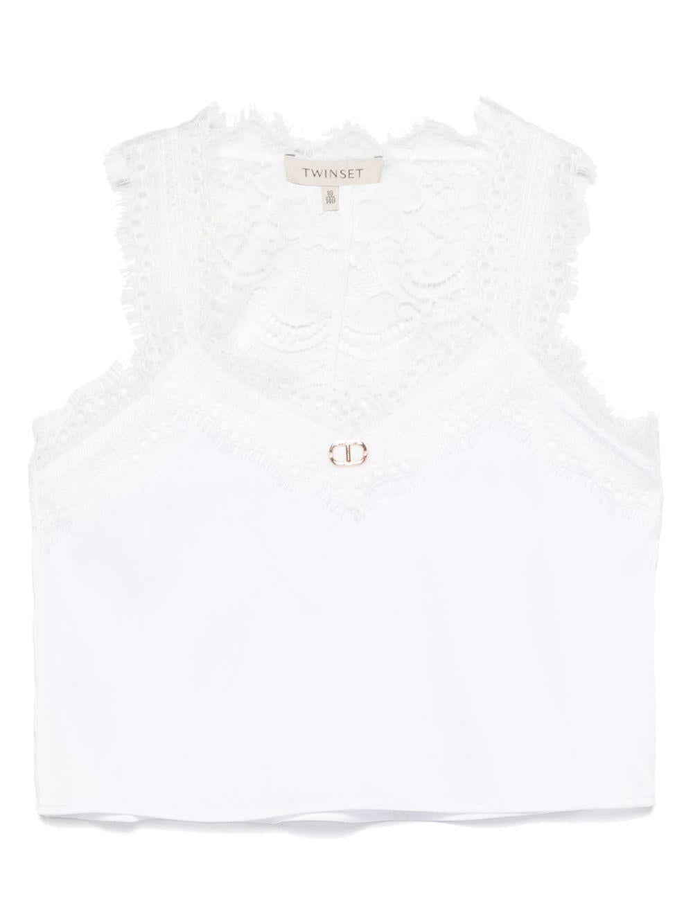 Twinset Kids top in raso - Ninna Nanna