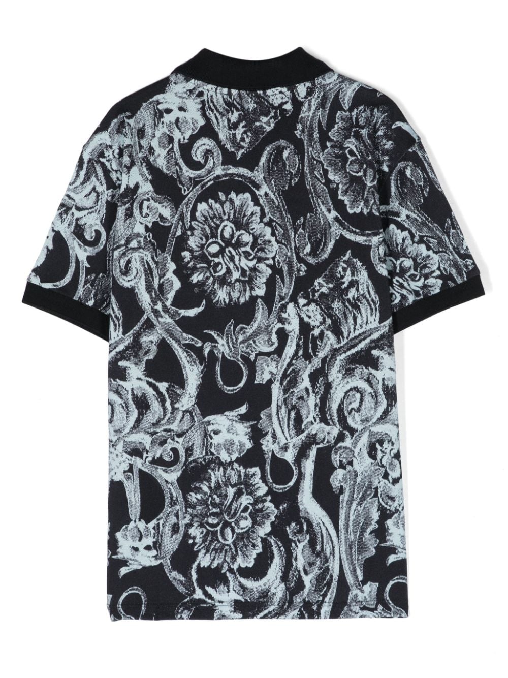 Versace Kids polo con stampa Barocco - Ninna Nanna