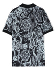 Versace Kids polo con stampa Barocco - Ninna Nanna