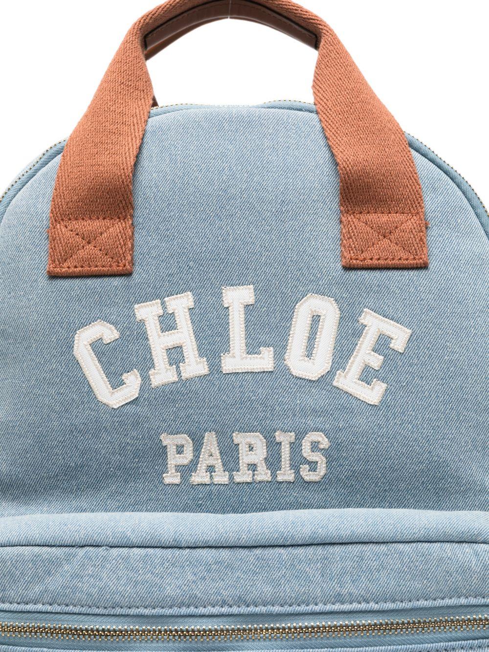 Zaino per bambina Chloé Kids in denim - Ninna Nanna