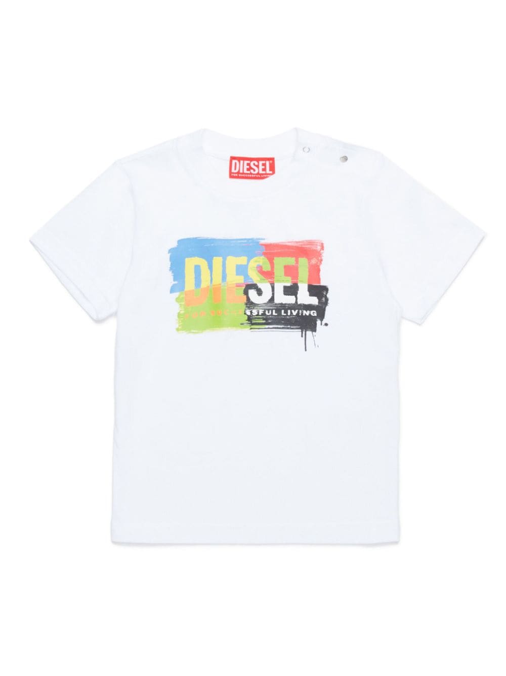 Bambini Diesel t-shirt con stampa