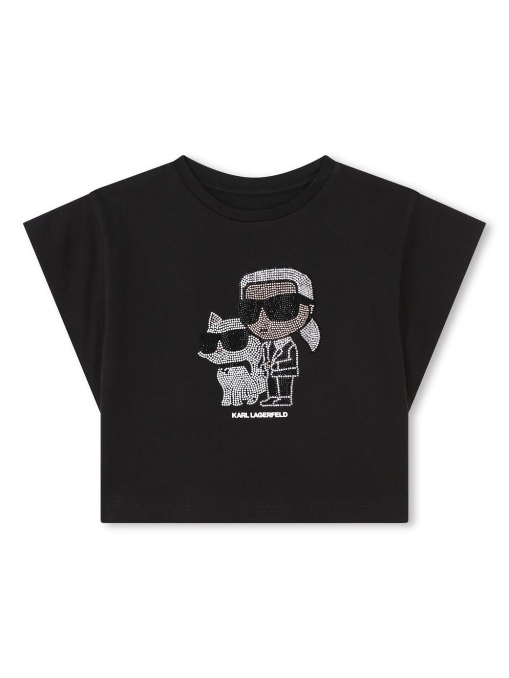 Karl Lagerfeld Kids t-shirt crop