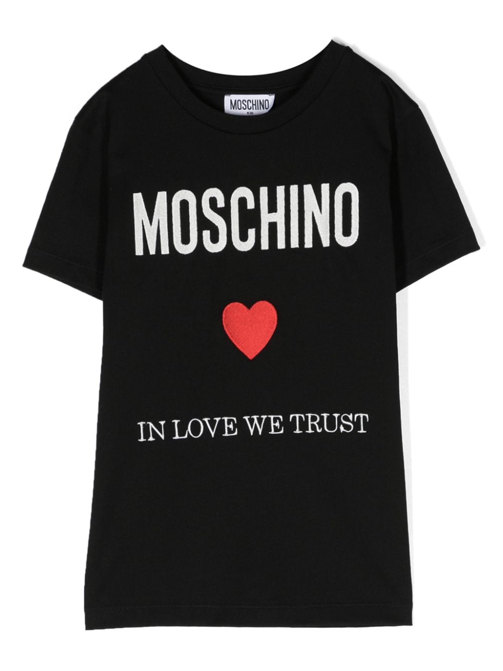 Moschino Kids t-shirt con ricamo