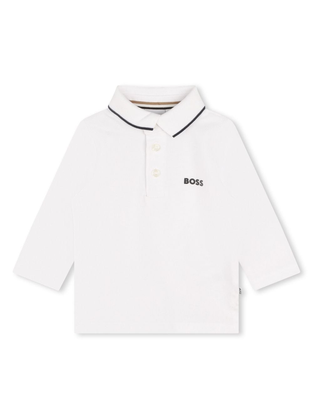 Boss Kids long-sleeved polo shirt