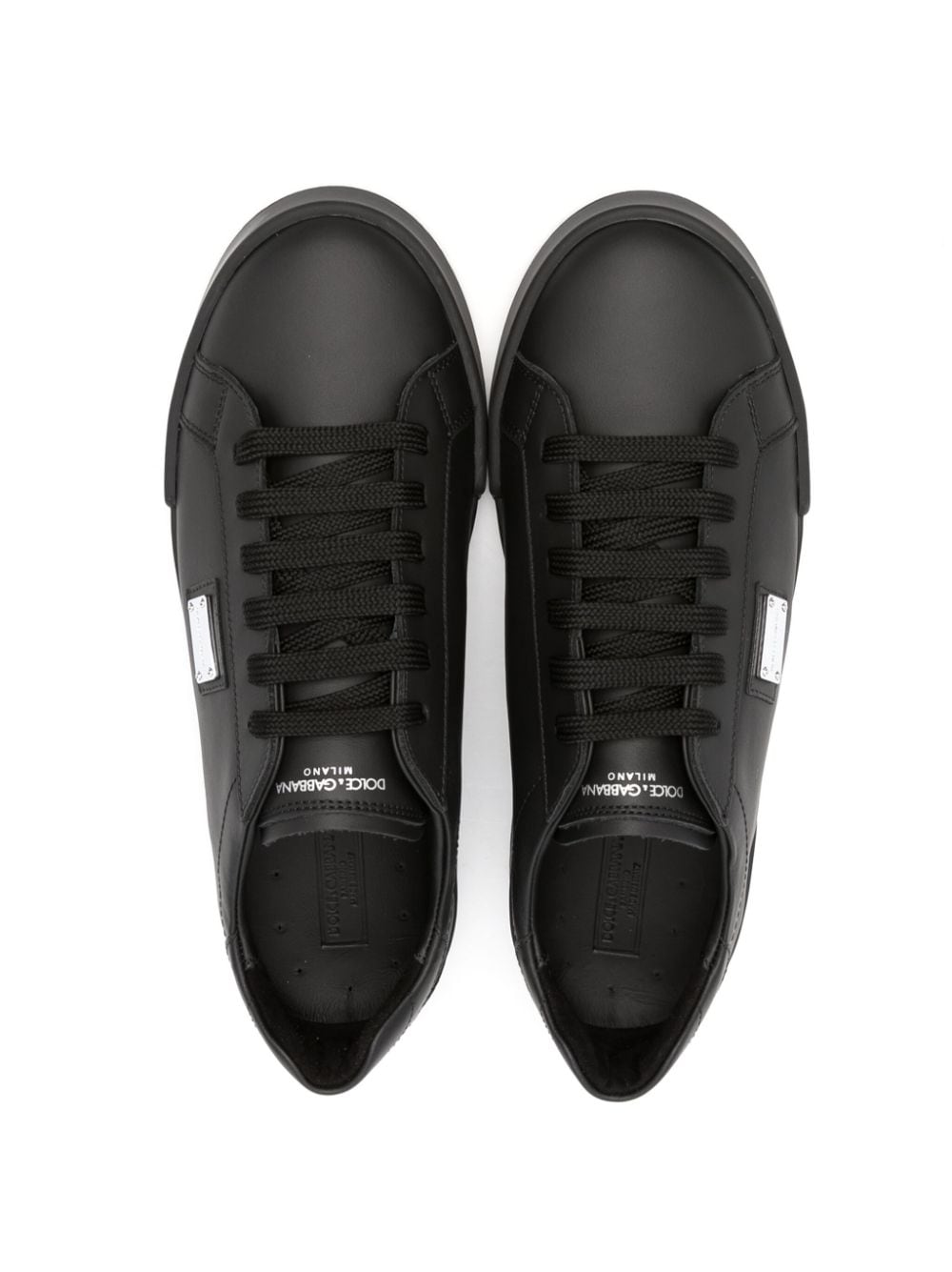 Dolce &amp;amp; Gabbana Kids leather sneakers