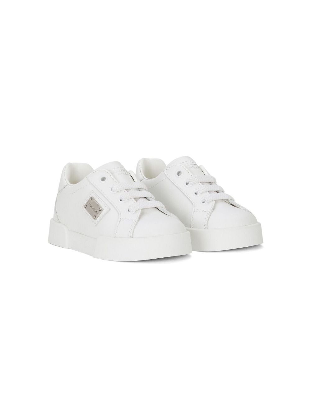 Dolce&amp;amp;Gabbana Kids leather sneakers