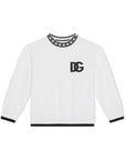 Dolce & Gabbana Kids felpa con logo