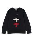 Moncler kids sweatshirt with applications