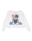Monnalisa sweater with teddy bear