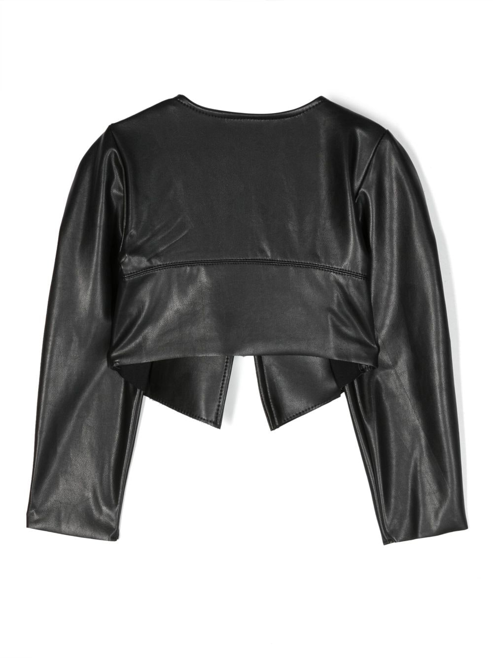 Monnalisa faux leather jacket