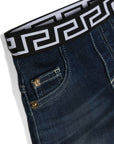 Versace Kids jeans with spring