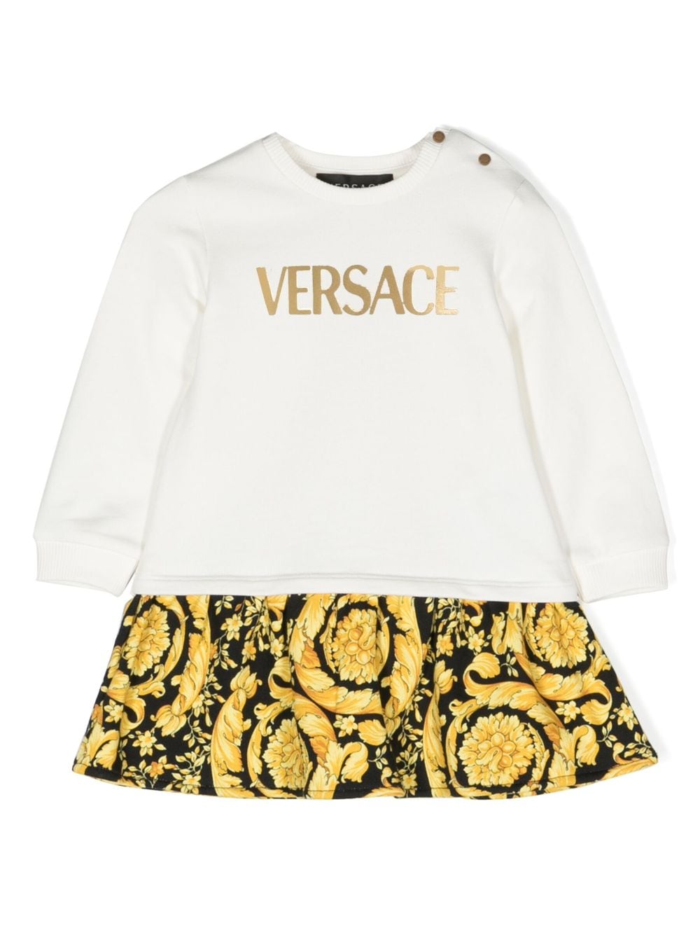 Versace Kids axle fleece dress
